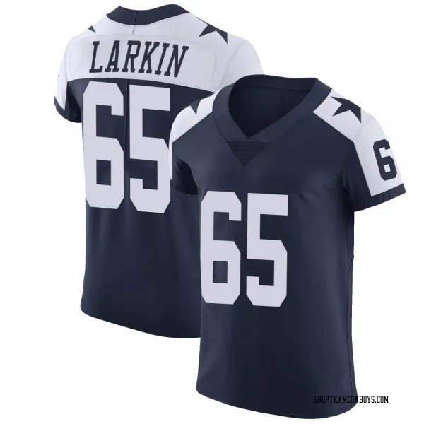 Men's Austin Larkin Dallas Cowboys Elite Navy Alternate Vapor Untouchable Jersey