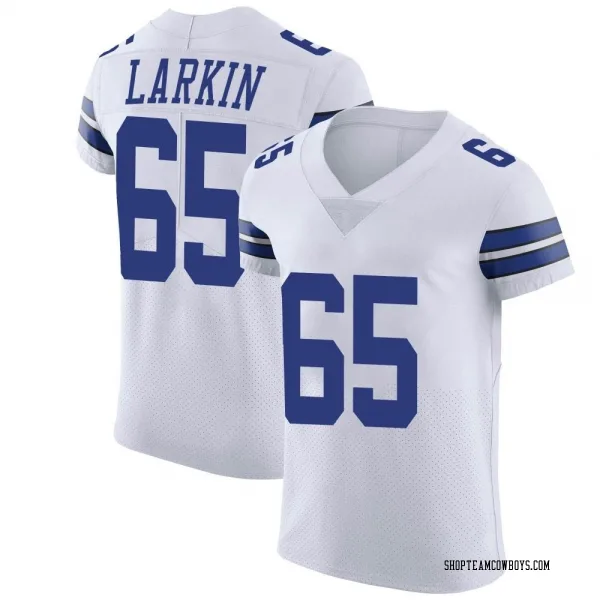 Men's Austin Larkin Dallas Cowboys Elite White Vapor Untouchable Jersey