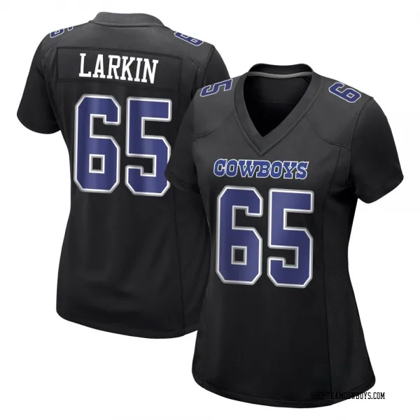 Women's Austin Larkin Dallas Cowboys Game Black Carbon Fashion Jersey