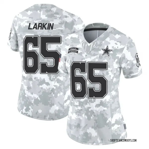 Women's Austin Larkin Dallas Cowboys Limited Arctic Camo 2024 Salute to Service Jersey
