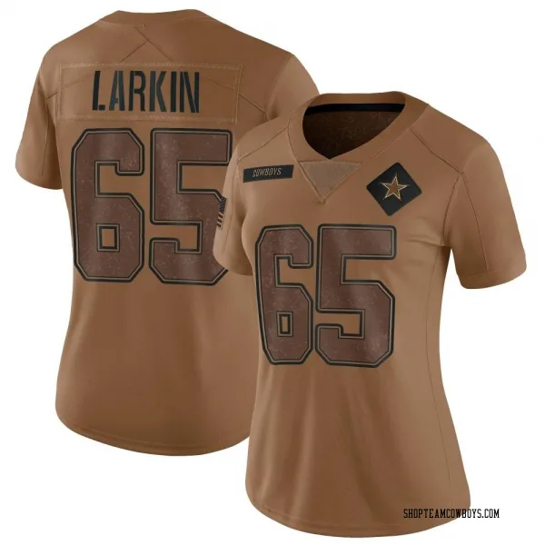 Women's Austin Larkin Dallas Cowboys Limited Brown 2023 Salute To Service Jersey