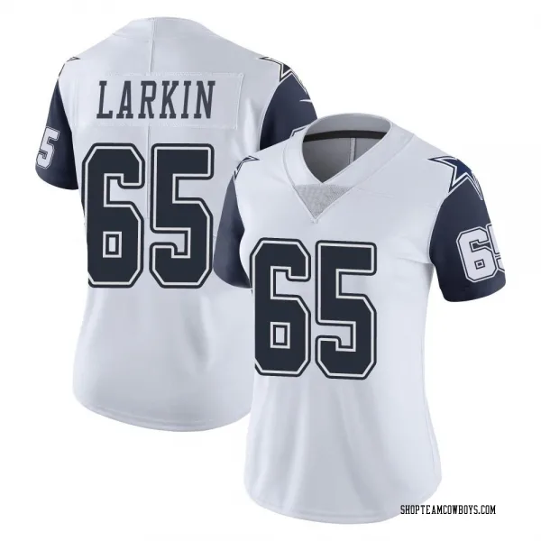 Women's Austin Larkin Dallas Cowboys Limited White Color Rush Vapor Untouchable Jersey