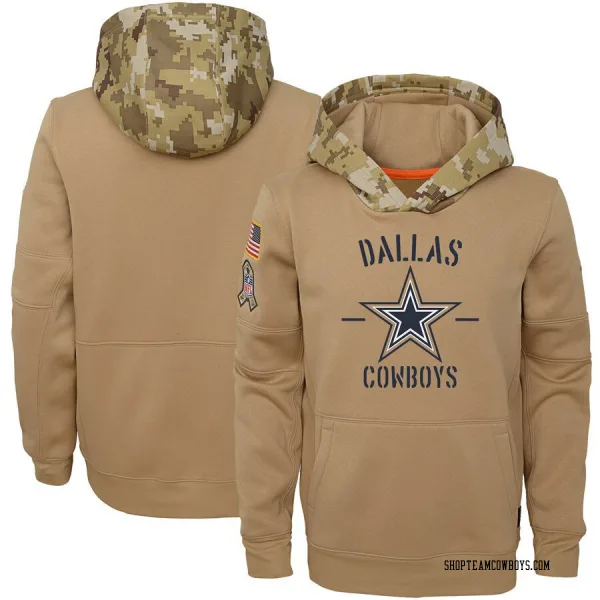 Shop Men's Dallas Cowboys Anthracite Salute To Service Player Performance  Hoodie